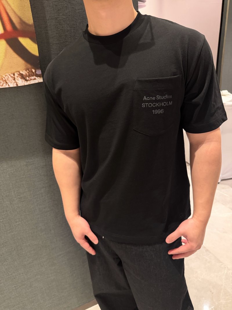 Acne Studios Stockholm 1996 Black Pocket T-Shirt