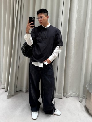 Acne Studios Stockholm 1996 Black Pocket T-Shirt view 9
