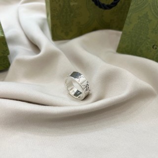 Gucci Ghost Double G Silver Ring view 8