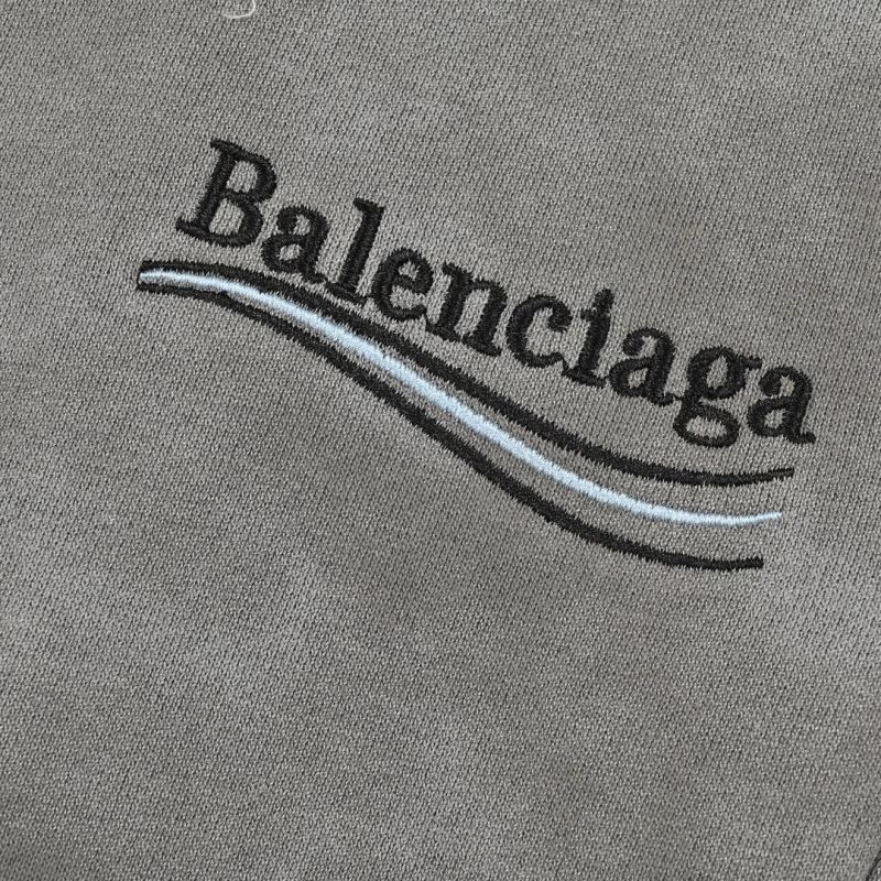 Grey Washed Straight-Leg Casual Pants view
