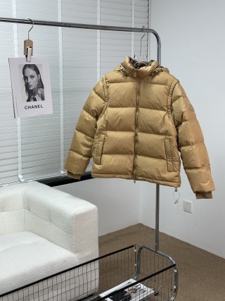 Chanel Quilted Down Puffer Jacket - Camel