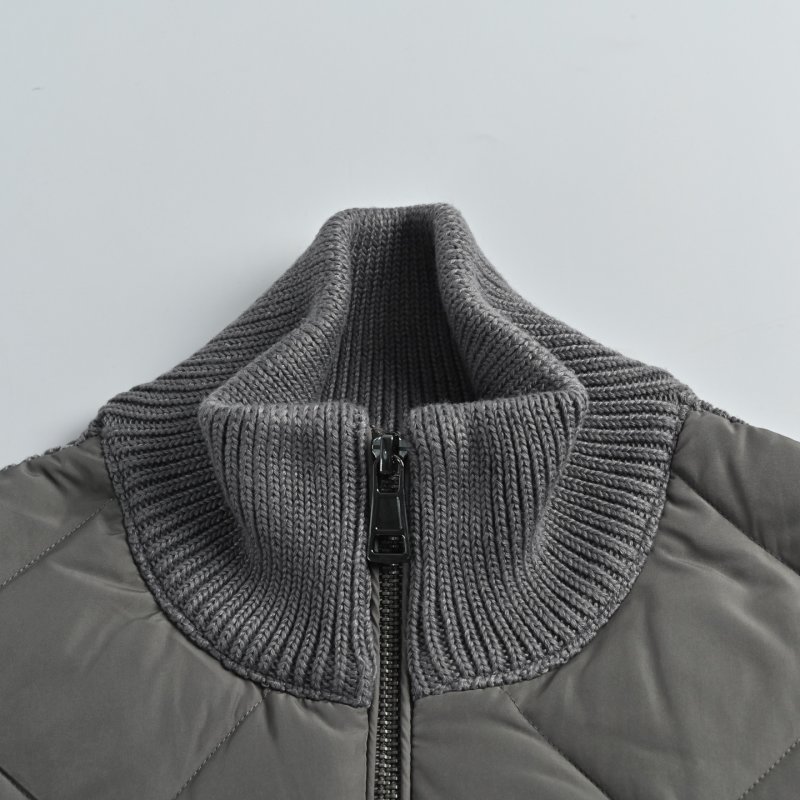 Beige Puffer Down Vest Jacket view