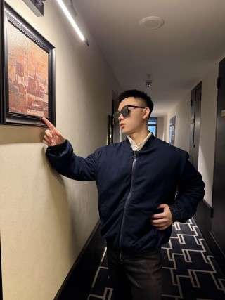 Louis Vuitton Monogram Windbreaker Jacket Black view 5