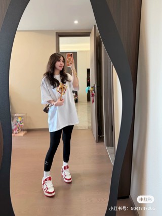 White Oversized Graphic Print Short Sleeve T-Shirt view 1