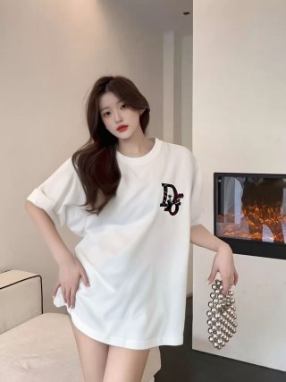 Dior B23 Logo White T-Shirt view 3