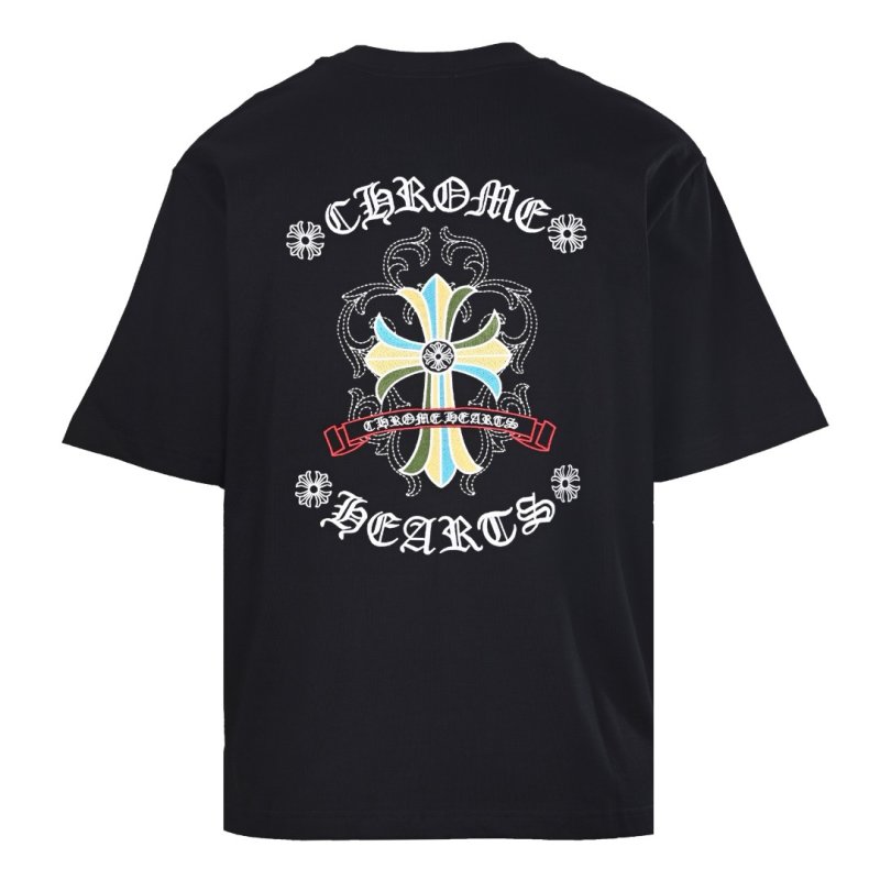 Chrome Hearts Black Graphic Logo T-Shirt view