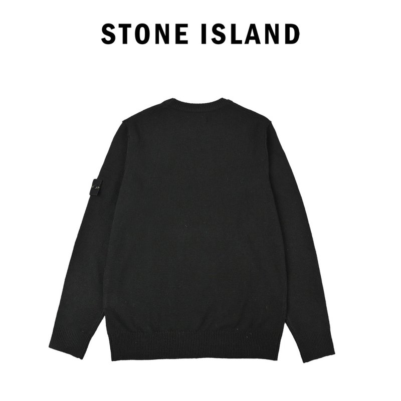 Stone Island Black Crewneck Sweatshirt view