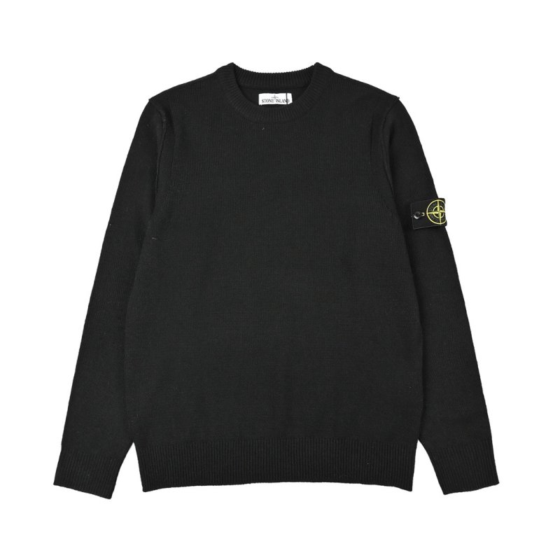 Stone Island Black Crewneck Sweatshirt view