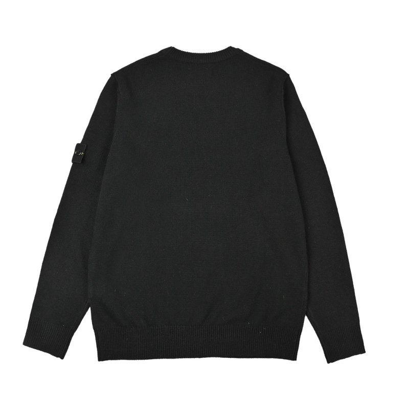 Stone Island Black Crewneck Sweatshirt view
