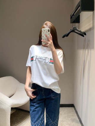 Gucci Horsebit Web Stripe White T-Shirt view 8