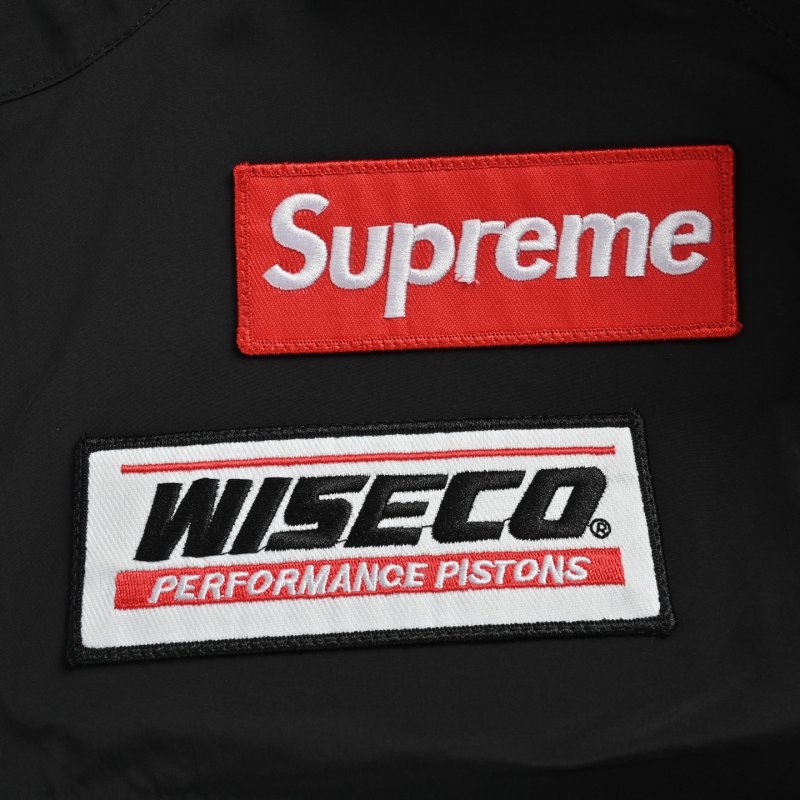 Supreme Black Multi-Patch Windbreaker Jacket view