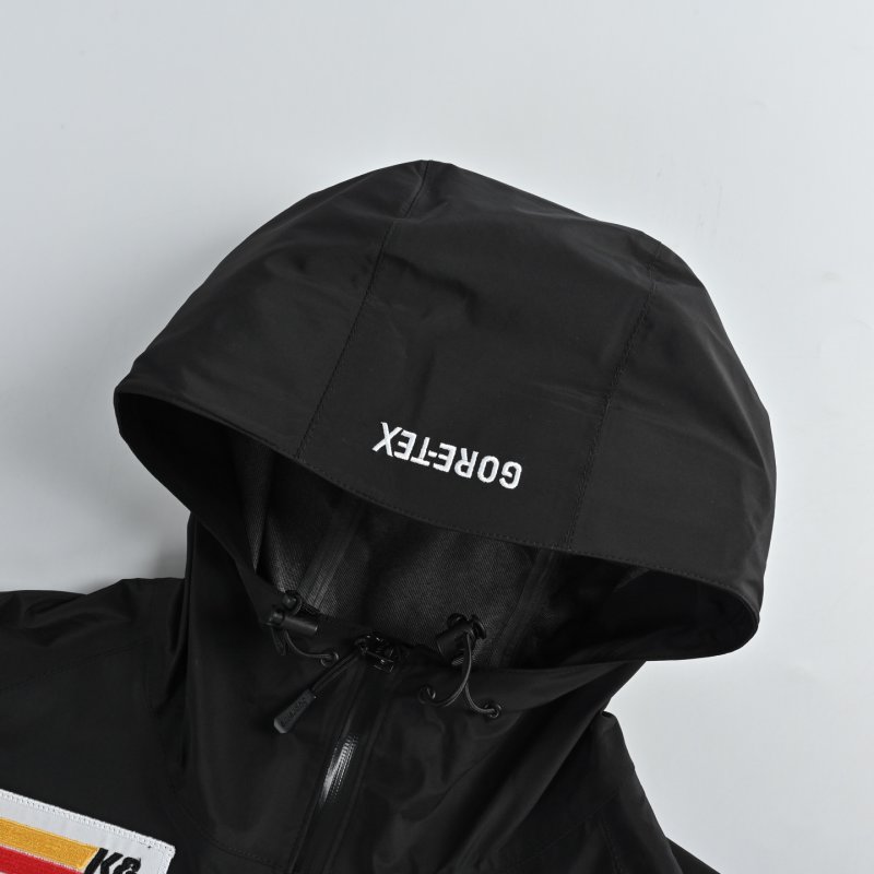 Supreme Black Multi-Patch Windbreaker Jacket view