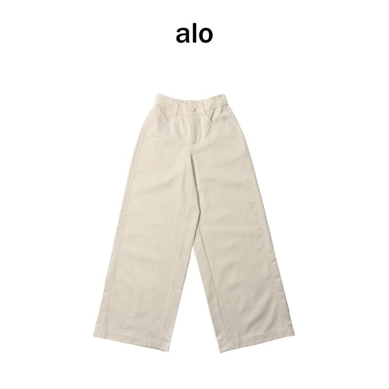 Cream Wide-Leg Satin Trousers view