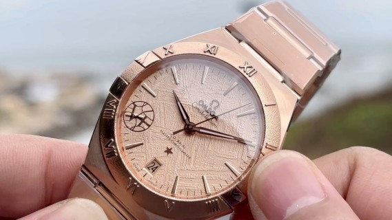 Omega Constellation 41mm Rose Gold Automatic Watch video