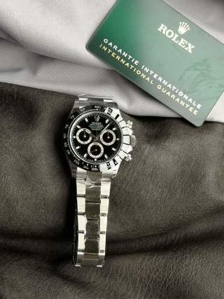 Rolex Daytona Cosmograph Panda Chronograph Steel Watch view 1