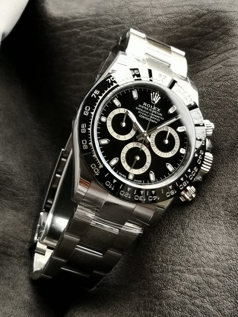 Rolex Daytona Cosmograph Panda Chronograph Steel Watch view