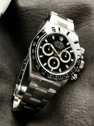 Rolex Daytona Cosmograph Panda Chronograph Steel Watch view 3