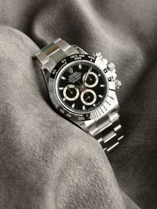 Rolex Daytona Cosmograph Panda Chronograph Steel Watch view 4