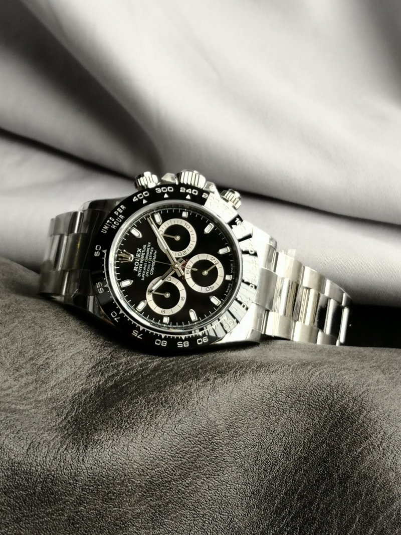 Rolex Daytona Cosmograph Panda Chronograph Steel Watch view