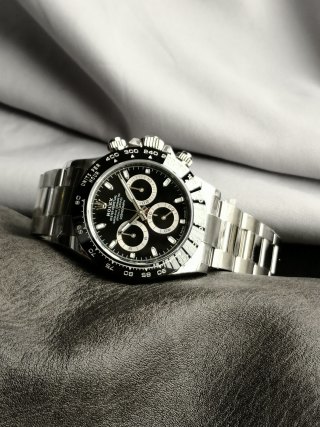 Rolex Daytona Cosmograph Panda Chronograph Steel Watch view 6