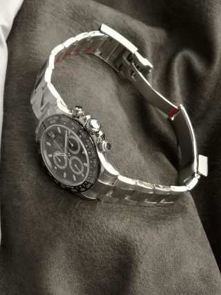 Rolex Daytona Cosmograph Panda Chronograph Steel Watch view 7