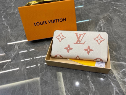 Louis Vuitton Zippy Wallet Monogram Unplant Cream view 7