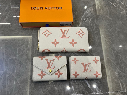Louis Vuitton Zippy Wallet Monogram Unplant Cream view 9