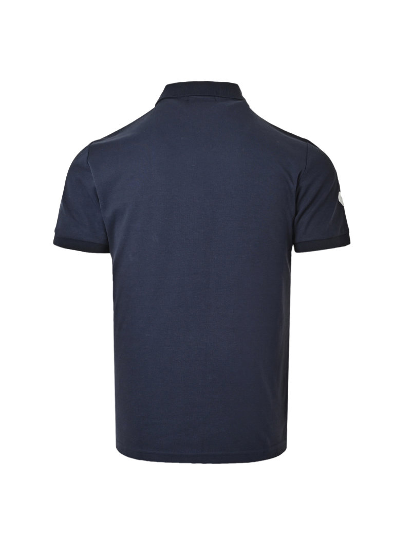 Polo Ralph Lauren Navy Polo Shirt with White Pony Logo view