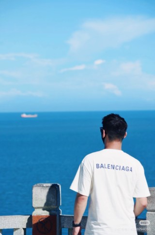 Balenciaga White Logo T-Shirt view 3