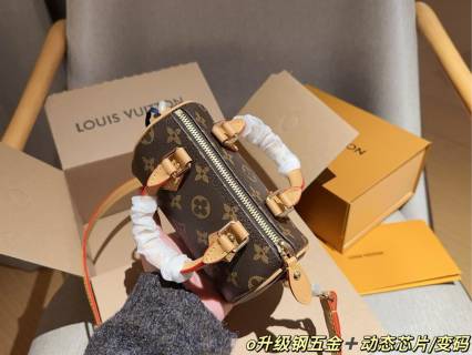 Louis Vuitton Speedy Nano 16 Pillow Bag Monogram view 3