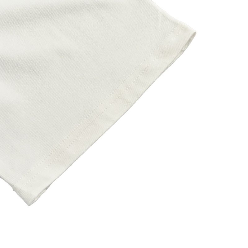 Celine White Logo Stripe Short Sleeve T-Shirt view