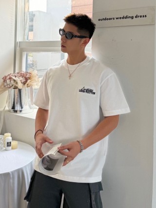 White Logo Short Sleeve T-Shirt view 2