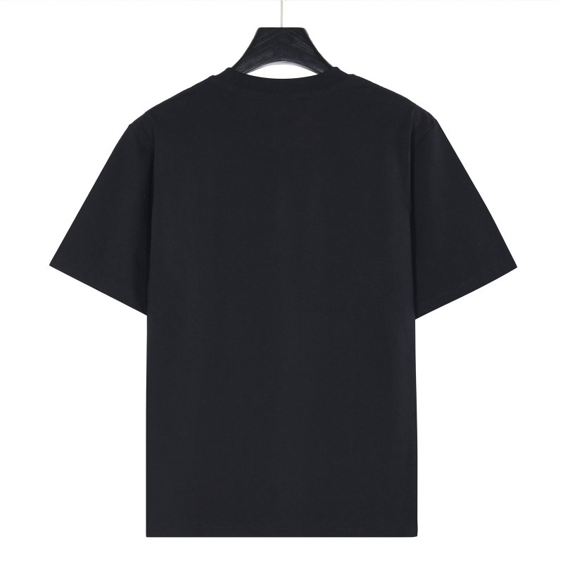 Burberry Colorblock Horse Print Black T-Shirt view