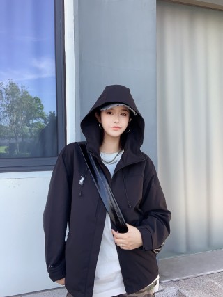 Polo Ralph Lauren Black Oversized Down Jacket view 4