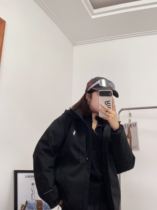Polo Ralph Lauren Black Oversized Down Jacket view 6