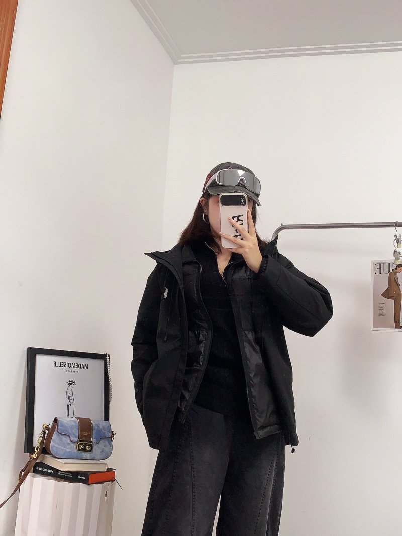 Polo Ralph Lauren Black Oversized Down Jacket view