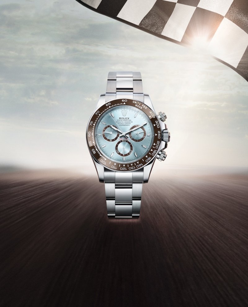 Rolex Daytona Chronograph Ice Blue Dial Steel Watch