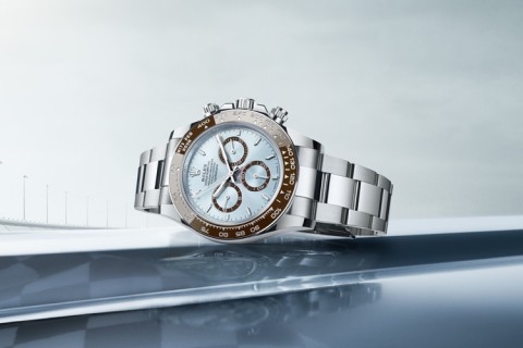 Rolex Daytona Chronograph Ice Blue Dial Steel Watch view 2