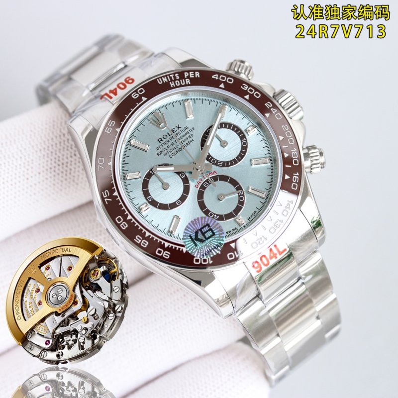 Rolex Daytona Chronograph Ice Blue Dial Steel Watch view