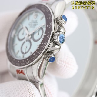 Rolex Daytona Chronograph Ice Blue Dial Steel Watch view 6