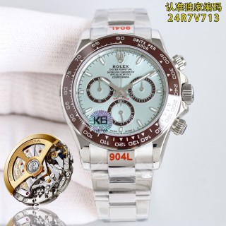 Rolex Daytona Chronograph Ice Blue Dial Steel Watch view 7