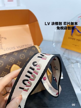 Louis Vuitton Monogram Baguette Shoulder Bag Tan view 5