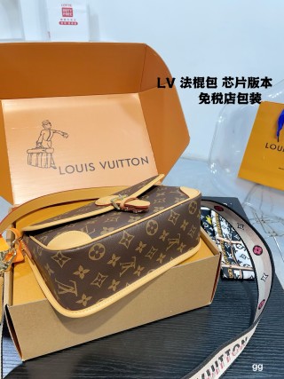 Louis Vuitton Monogram Baguette Shoulder Bag Tan view 8