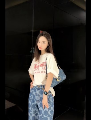 Gucci Horse Carriage Print White T-Shirt view 5