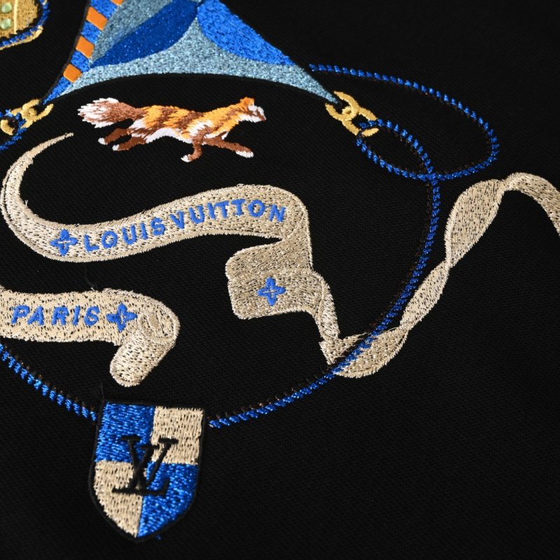 Black Dragon Embroidered Crewneck Sweatshirt view