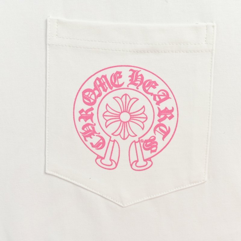 Chrome Hearts White Graphic Logo T-Shirt view