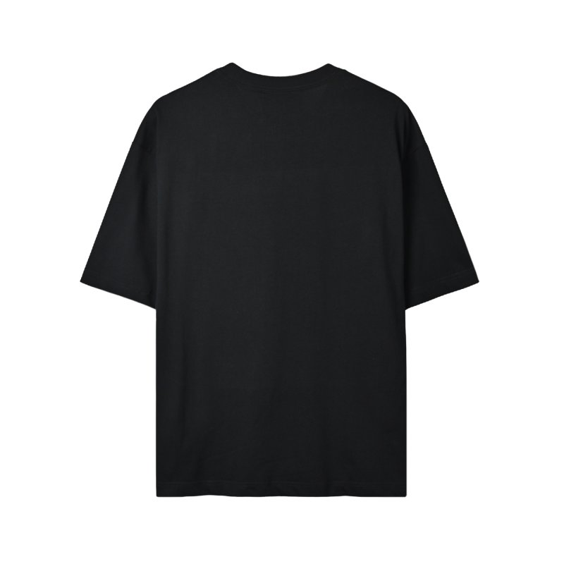 Gucci Black Short Sleeve T-Shirt with GG Motif Print view