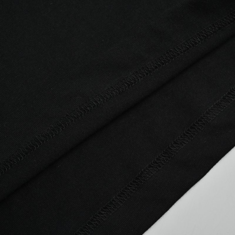 Gucci Black Short Sleeve T-Shirt with GG Motif Print view