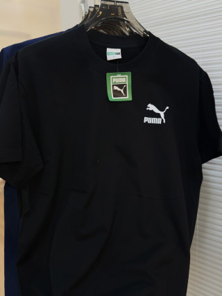 Puma Hello Kitty Black T-Shirt Red Logo Print view 5