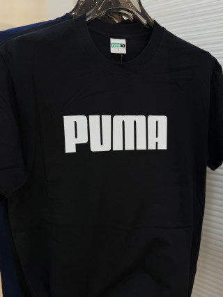 Puma Hello Kitty Black T-Shirt Red Logo Print view 7